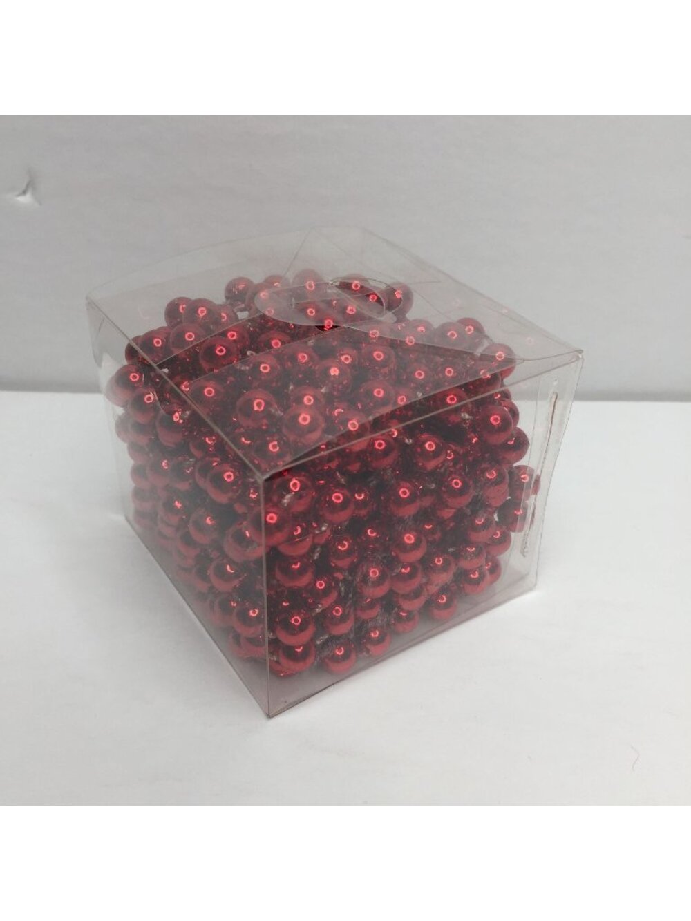 IKEA Red Beaded Garland 15' Christmas Tree Holiday Decor